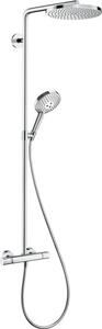 Sprchový systém Hansgrohe Raindance Select S na stěnu s termostatickou batériou chróm 27633000
