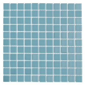 Sklenená mozaika Premium Mosaic tyrkysová 30x30 cm lesk MOS25TU