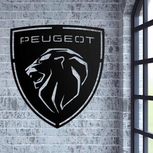 DUBLEZ | Drevený obraz - Logo Peugeot - Erb