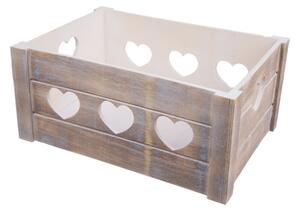 Dekoratívny drevený úložný box - Orion