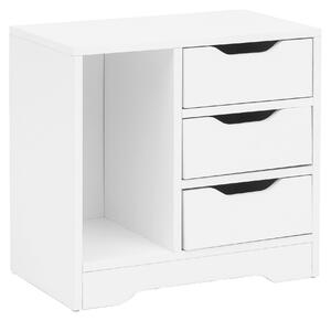 NOČNÝ STOLÍK, biela, 49/50/30 cm MID.YOU - Nočné stolíky, Online Only