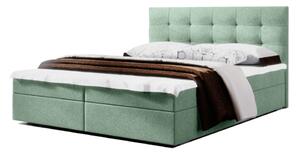 Čalúnená posteľ LAKE 2 + rošt + matrace, 140x200, cosmic16