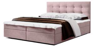 Čalúnená posteľ LAKE 2 + rošt + matrace, 140x200, cosmic14