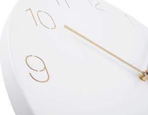 KARLSSON Nástenné hodiny Charm – biela ∅ 40 × 3,5 cm
