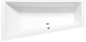 Asymetrická vaňa Polysan Andra 180x90 cm akrylát ľavá 72872