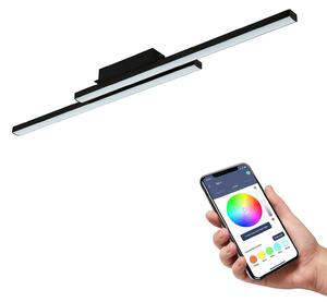 EGLO connect Fraioli-Z stropné LED svetlo čierna