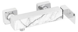 Sprchová batéria SIKO Elements bez sprchového setu 150 mm dekor biely mramor SIKOBSEL268DMB