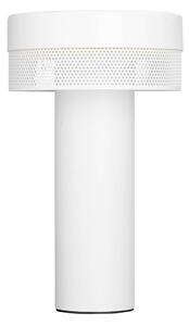 Stolová LED lampa Mesh batéria, výška 24 cm, biela