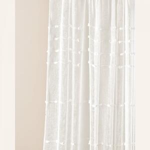 Moderná krémová záclona Marisa so zavesením na pásku 140 x 250 cm