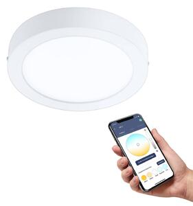 EGLO connect Fueva-Z stropné svietidlo, Ø 21 cm biela