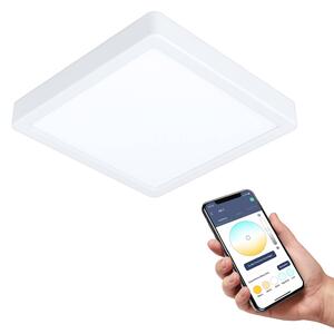 EGLO connect Fueva-Z stropné svietidlo 21x21cm biele