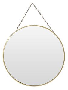 DekorStyle Nástenné zrkadlo RANTAI 29 cm zlaté
