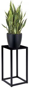 TZB Stojan na kvety Piatto 40 cm čierny