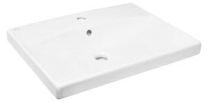 Umývadlo SAT Brevis 60x45 cm  s otvorom uprostred SATBRE6045S