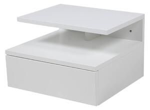 ACTONA Nočný stolík Ashlan − biela 22,5 × 35 × 32 cm