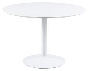 ACTONA Jedálenský stôl Ibiza − biela 74 × 110 × 110 cm