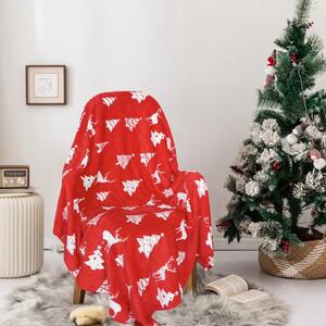 Vianočná deka Christmas red 150x200cm TiaHome
