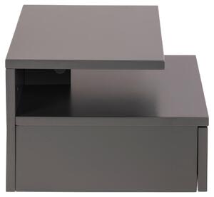 Nočný stolík Ashlan − šedá 22,5 × 35 × 32 cm