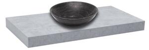 Doska pod umývadlo bez umývadla Naturel Dolce 120x8x50 cm beton mat DO12050BE