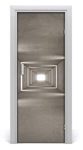Samolepiace fototapety na dvere Betónový tunel 75x205cm