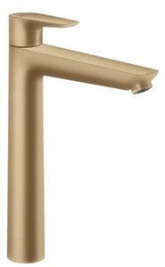 Vysoká umývadlová batéria Hansgrohe Talis E bez výpuste kartáčovaný bronz 71717140