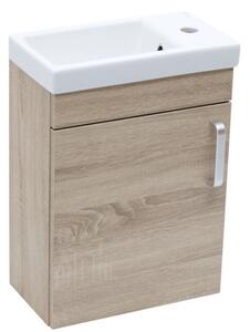 Kúpeľňová skrinka s umývadlom Naturel Vario Dekor 40x50x22 cm dub bardolino mat VARIO240DBDB