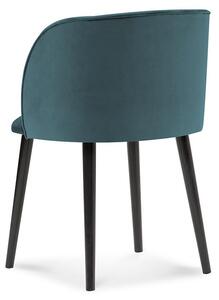 Modrá Zamatová stolička Aurora WINDSOR & CO