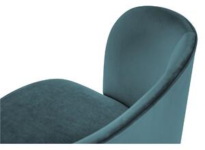 Modrá Zamatová stolička Aurora WINDSOR & CO