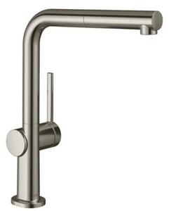 Drezová batéria Hansgrohe Talis s vyťahovatelným výtokom vzhled nerezu 72808800