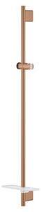 Sprchová tyč GROHE RAINSHOWER SmartActive na stenu s poličkou kartáčovaný Warm Sunset 26603DL0