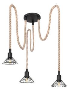 Rabalux 5272 závesný luster Daryl 3x40W | E27