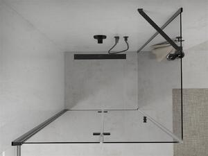 Mexen Lima sprchovací kút 80x90 cm, priehľadná, čierna, 856-080-090-70-00