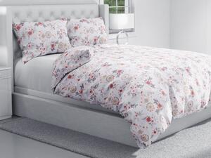 Biante Bavlnené posteľné obliečky Sandra SA-179 Ružové lapače a ruže Predĺžené 140x220 a 70x90 cm