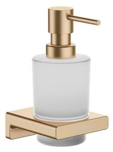 Dávkovač mydla Hansgrohe AddStoris s držiakom vo farebnom prevedení kartáčovaný bronz 41745140