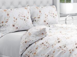 Biante Bavlnené posteľné obliečky Sandra SA-285 Jesenné eukalypty Predĺžené 140x220 a 70x90 cm