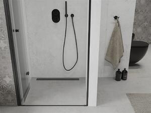 Mexen LIMA sprchové skladacie dvere ku sprchovému kútu 70 cm, čierna-priehľadná, 856-070-000-70-00