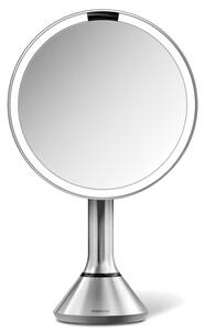 Kozmetické zrkadielko Simplehuman Dual Touch kartáčovaná nerez oceľ SHST3052