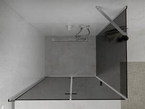 Mexen Lima sprchovací kút 90x80cm, 6mm sklo, chrómový profil-šedé sklo, 856-090-080-01-40