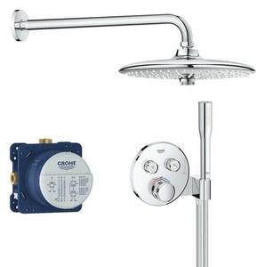 Sprchový systém GROHE GROHTHERM SMARTCONTROL pod omietku s termostatickou batériou chróm 34744000
