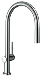 Drezová batéria Hansgrohe Talis s vyťahovacou spŕškou, 2 prúdy chróm 72800000