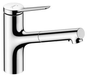 Drezová batéria Hansgrohe Zesis s vyťahovacou spŕškou, 2 prúdy chróm 74800000