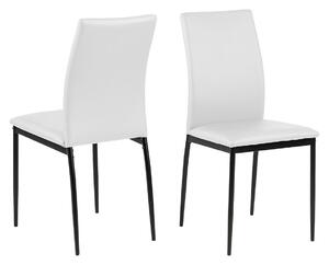 Sada 4 ks − Jedálenská stolička Demina − biela 92 × 43,5 × 53 cm