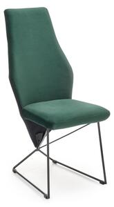 Jedálenská stolička K-485, 44x96x63, zelená