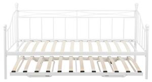 ACTONA Kovový rám postele Olivia − biela 90 × 200 cm
