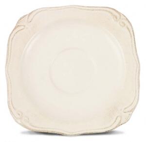 Podšálka na čaj Provence Ivory, vidiecka keramika 2x16x16 (90777 AP)