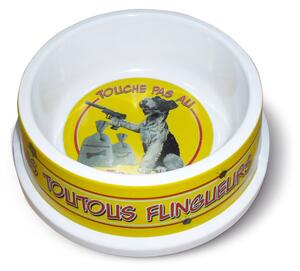 Miska pre psy "Les Toutous flingueurs" 21x7 cm, melamín (NT0203)