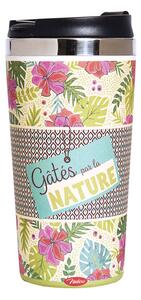 Termo hrnček "Gâtés par la nature" D 8,5 x H 18 cm - 500ml, bambus (NT0267)