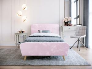 - Čalúnená posteľ TIFFANY 90x200 FARBA: ružová