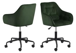 Kancelárska stolička Brooke − zelená 88,5 × 59 × 58,5 cm