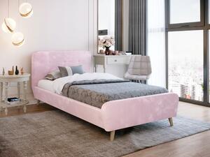 - Čalúnená posteľ TIFFANY 90x200 FARBA: ružová